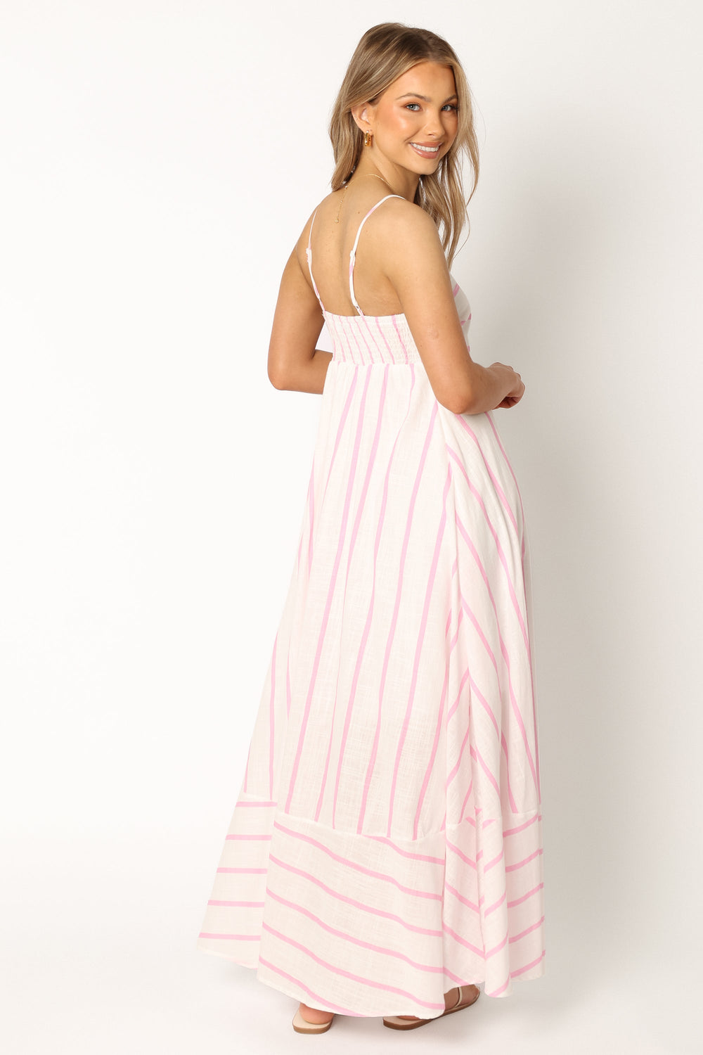 Seville Maxi Dress - Pink Stripe - Petal & Pup USA