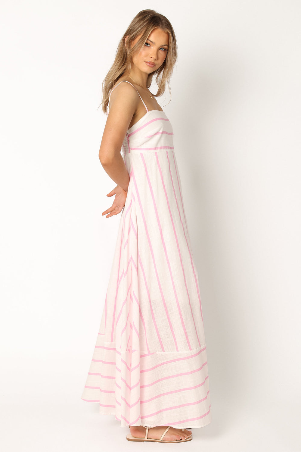 Seville Maxi Dress - Pink Stripe - Petal & Pup USA