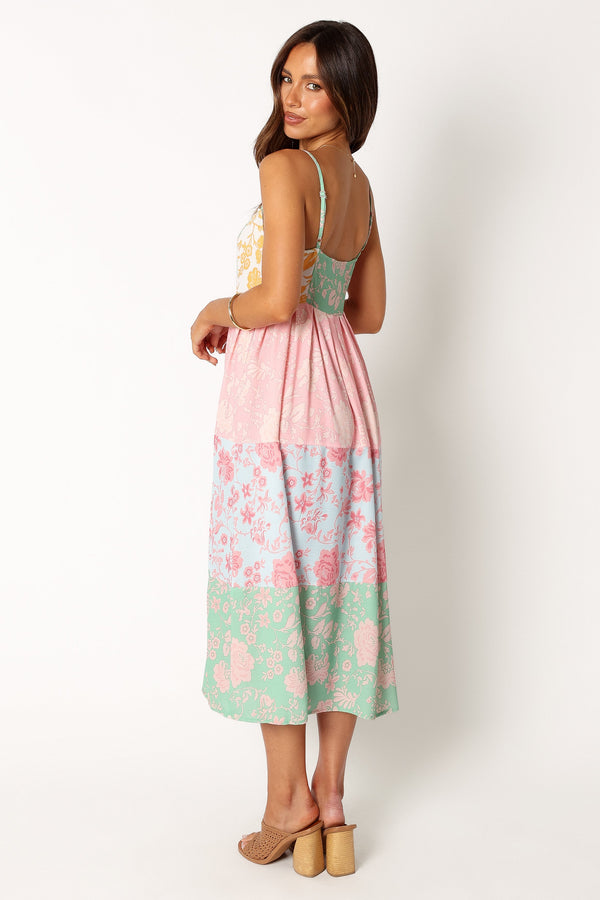 Petal and Pup USA DRESSES Shelby Midi Dress - Multi