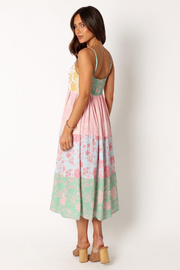 Petal and Pup USA DRESSES Shelby Midi Dress - Multi