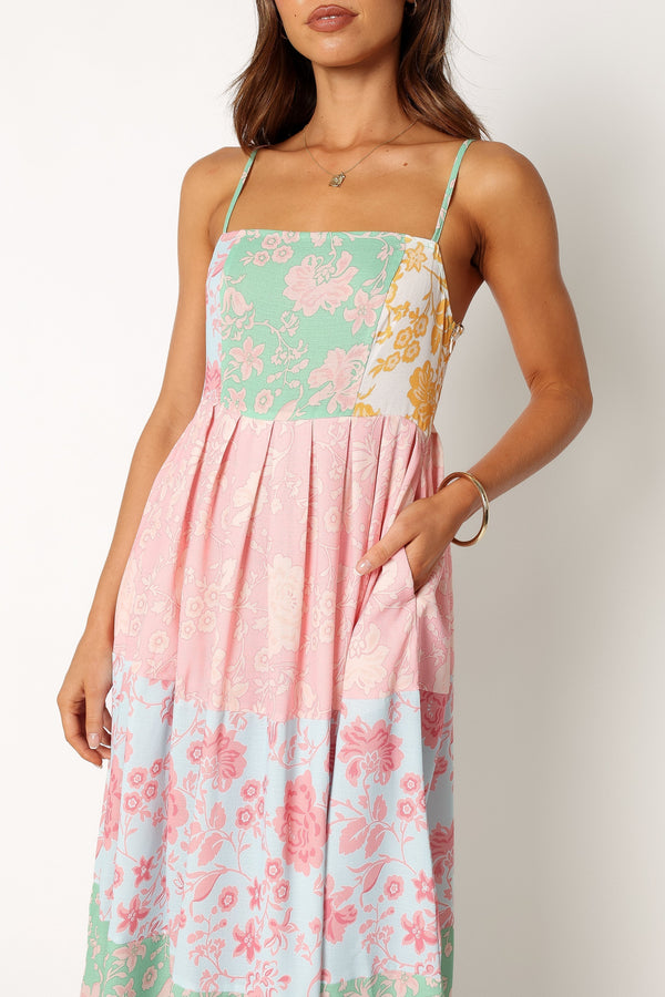 Petal and Pup USA DRESSES Shelby Midi Dress - Multi