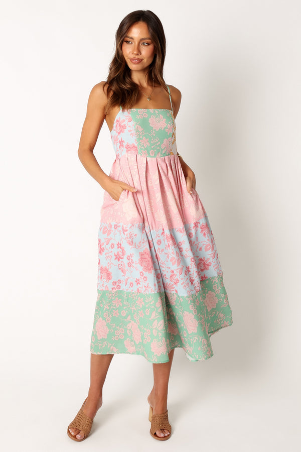 Petal and Pup USA DRESSES Shelby Midi Dress - Multi