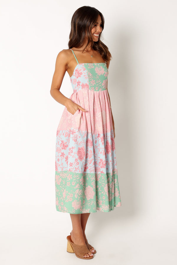 Petal and Pup USA DRESSES Shelby Midi Dress - Multi