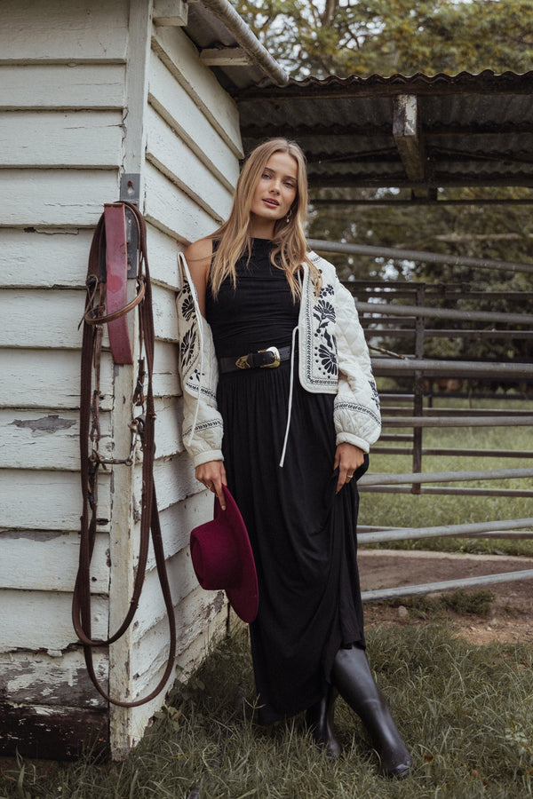 Petal and Pup USA DRESSES Shirley Maxi Dress - Black