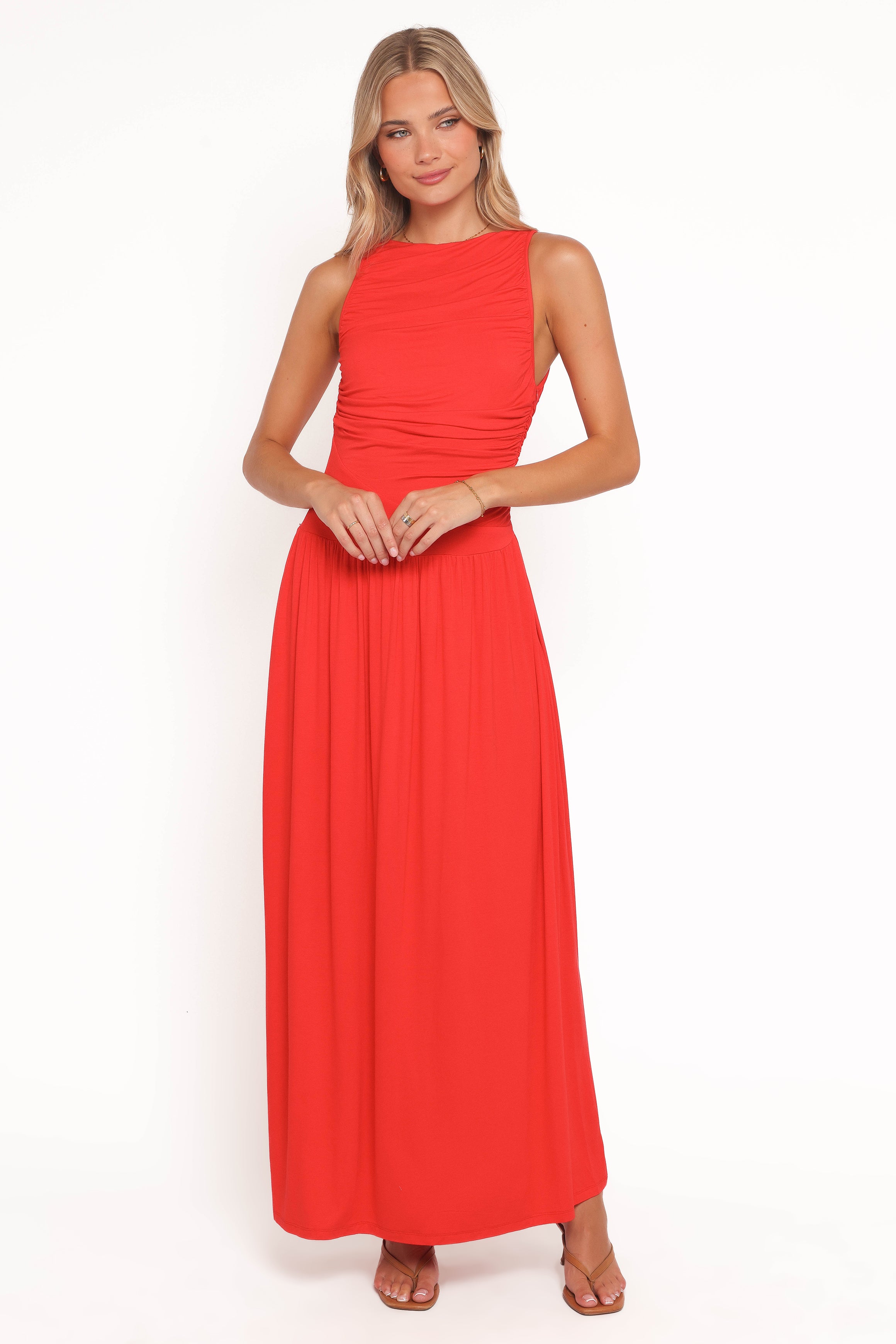 Petal and Pup USA DRESSES Shirley Maxi Dress - Red