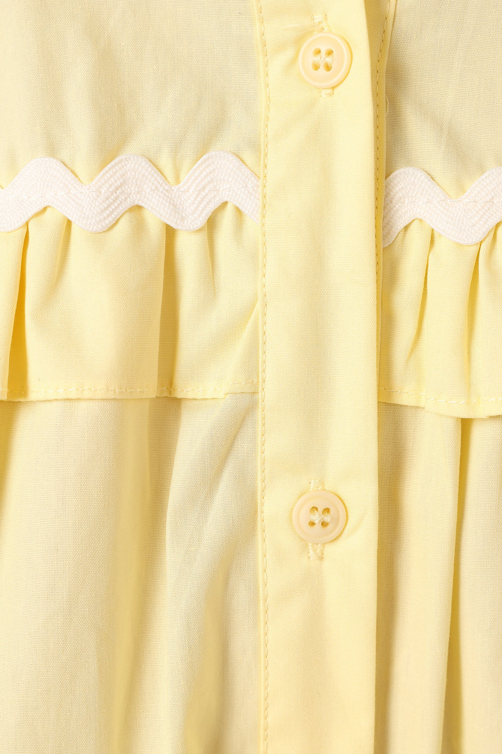 Petal and Pup USA DRESSES Shively Mini Dress - Yellow/White