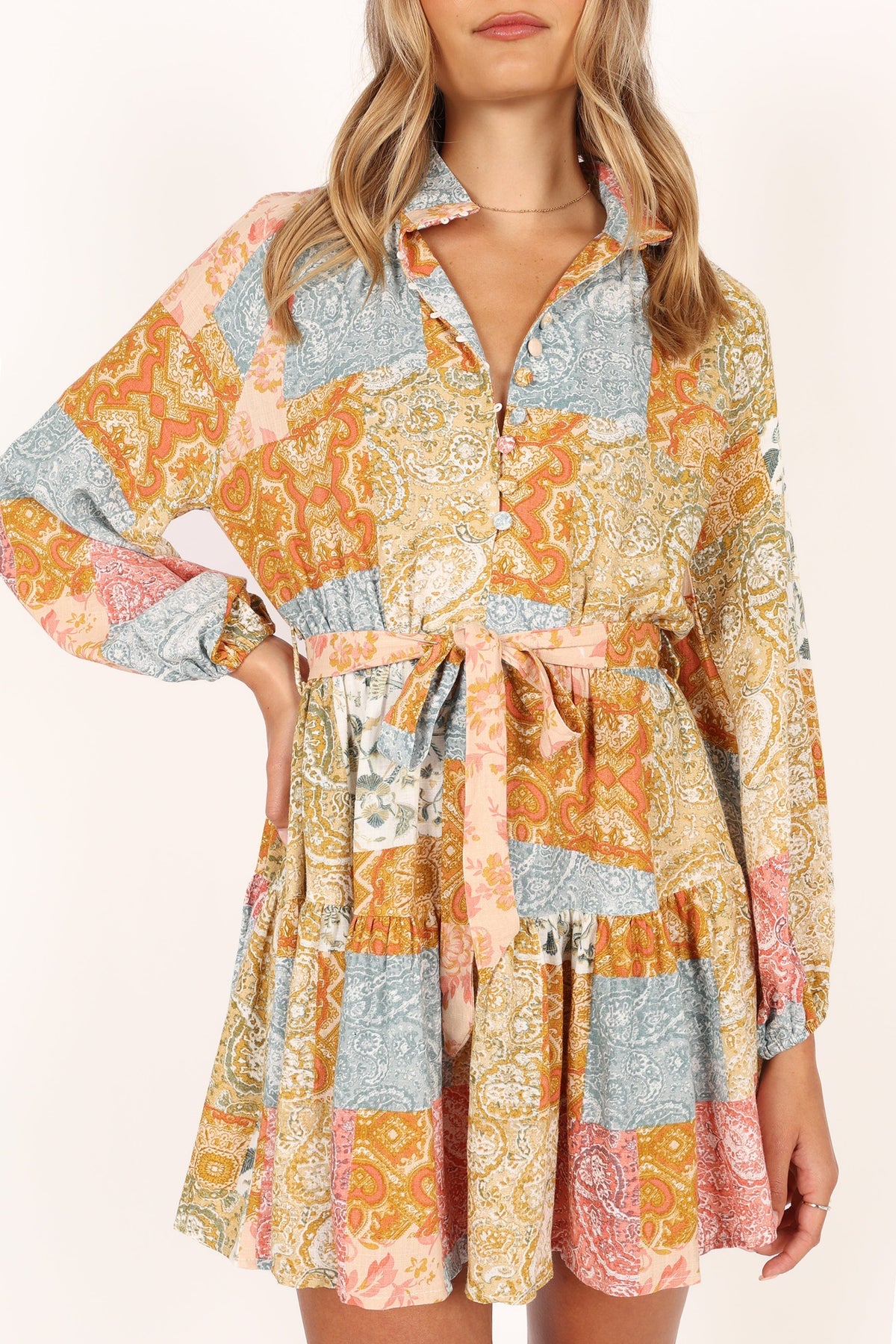 dalzine long sleeve mini dress Silante Long Sleeve Mini Dress - Maxine