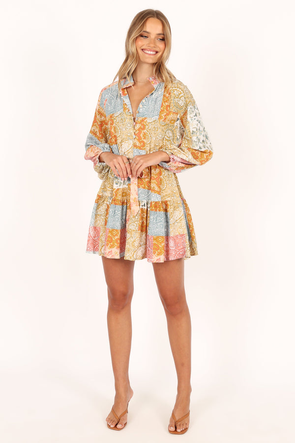 Petal and Pup USA DRESSES Silante Long Sleeve Mini Dress - Maxine