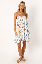 Petal and Pup USA DRESSES Silvia Mini Dress - Portofino