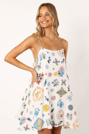 Petal and Pup USA DRESSES Silvia Mini Dress - Portofino