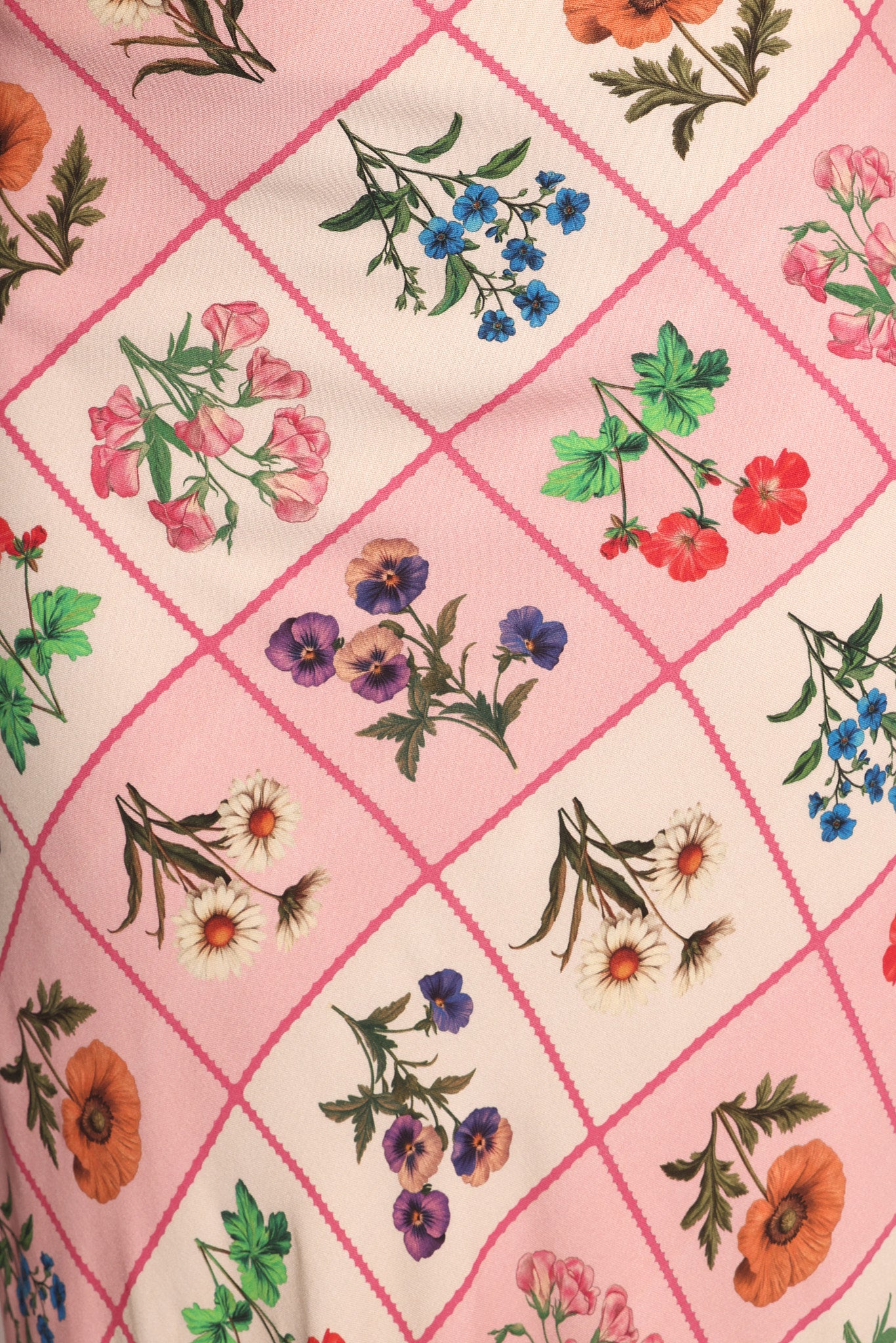 Petal and Pup USA DRESSES Simona Maxi Dress - Pink Floral Tile