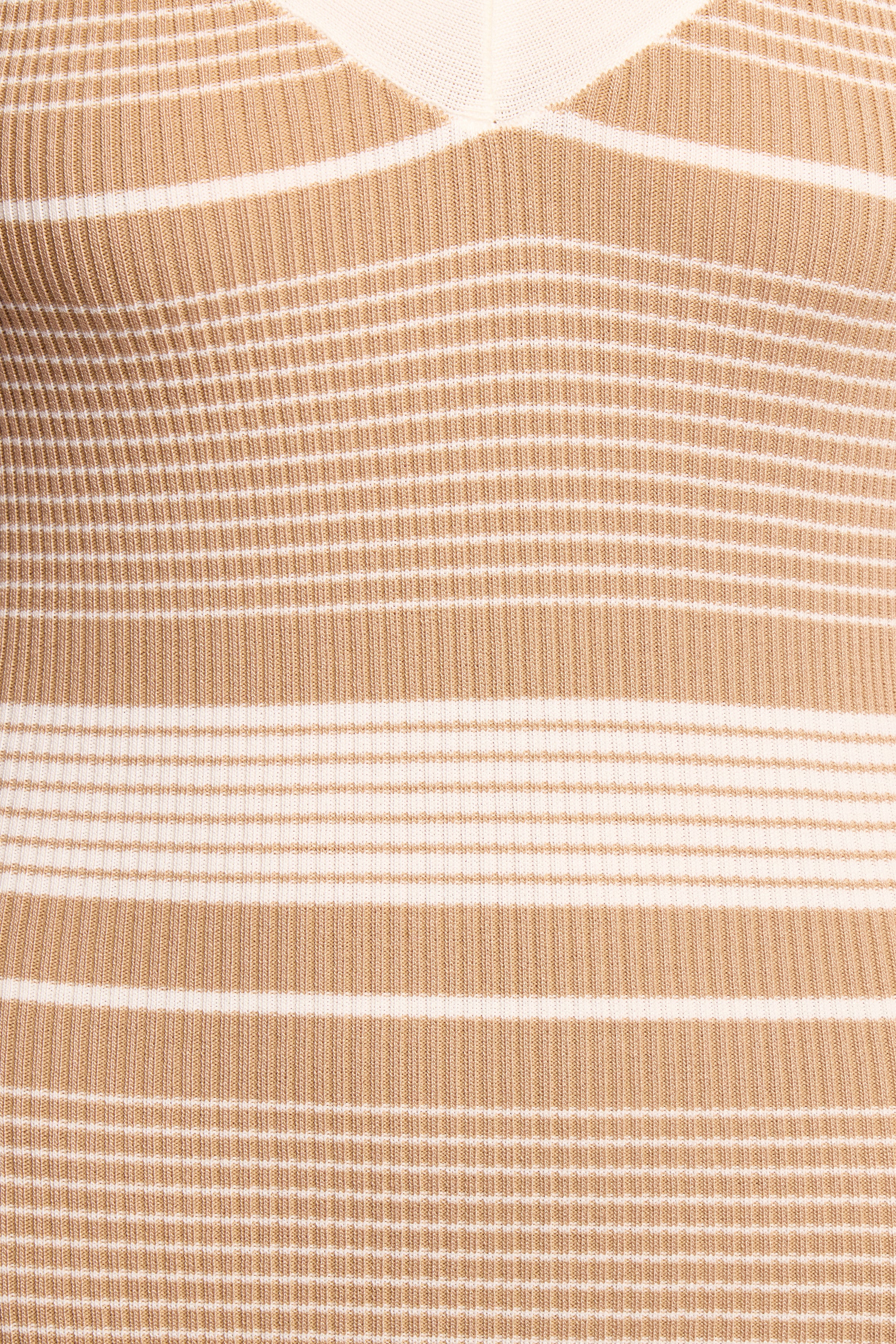 Petal and Pup USA DRESSES Singa Knit Midi Dress - Light Taupe