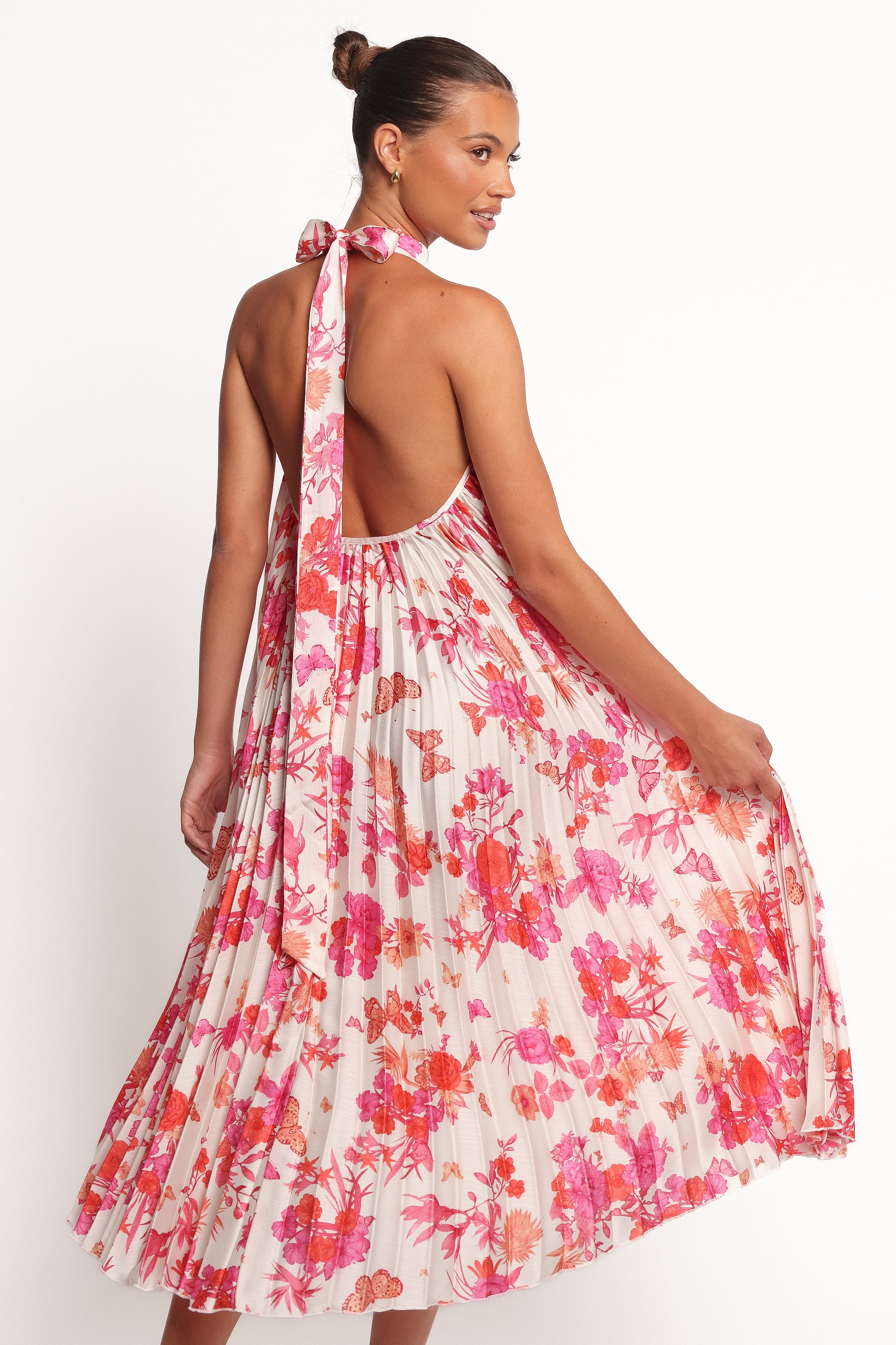 Petal and Pup USA DRESSES Sirmione Maxi Dress - Pink Floral (Hold for Rack)