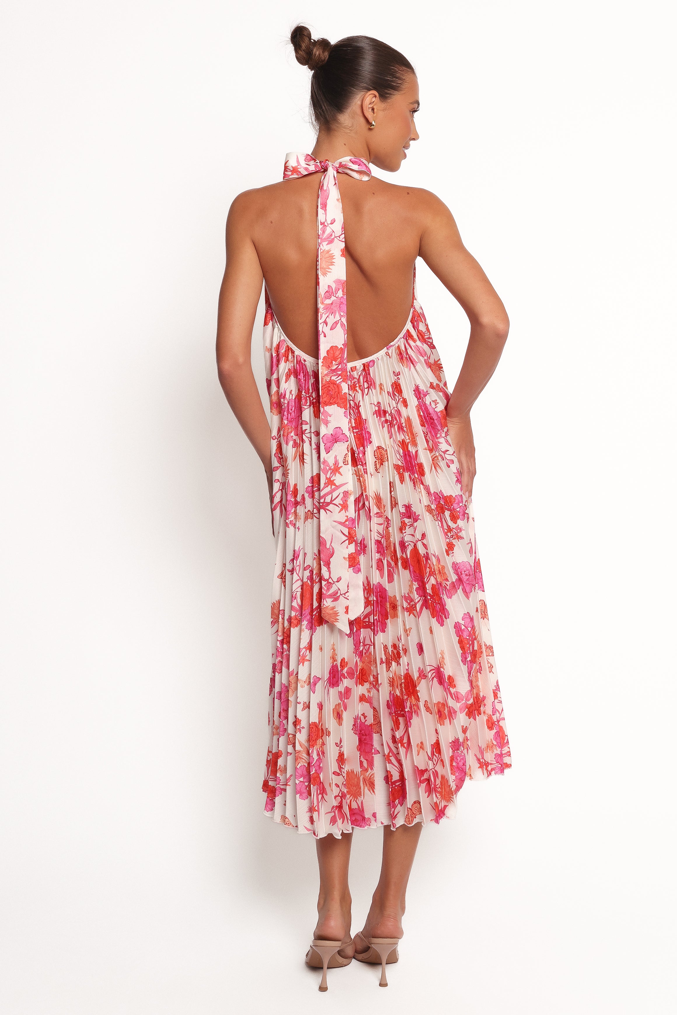 Petal and Pup USA DRESSES Sirmione Maxi Dress - Pink Floral (Hold for Rack)