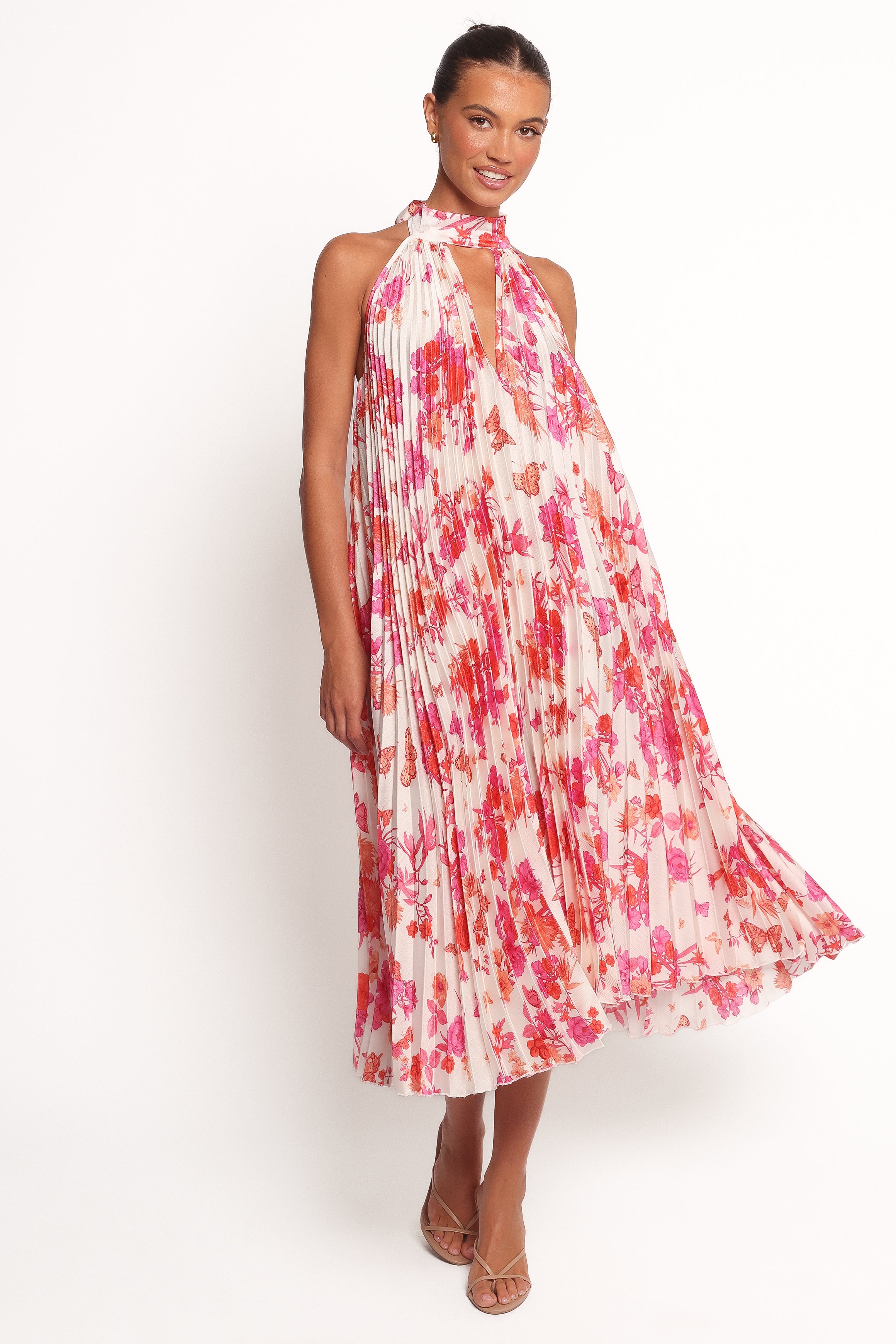 Petal and Pup USA DRESSES Sirmione Maxi Dress - Pink Floral (Hold for Rack)