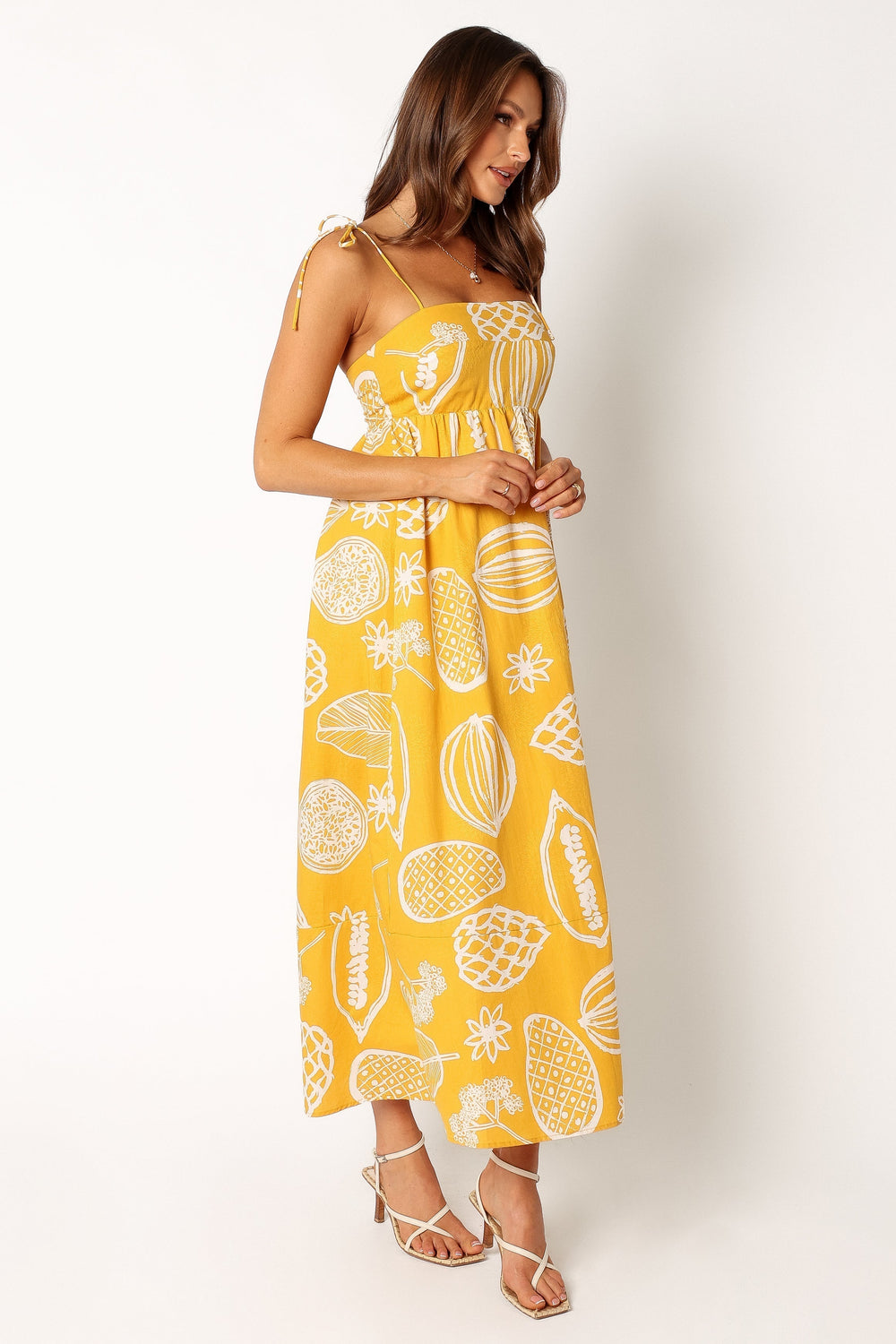 Petal and Pup USA DRESSES Sloane Maxi Dress - Yellow