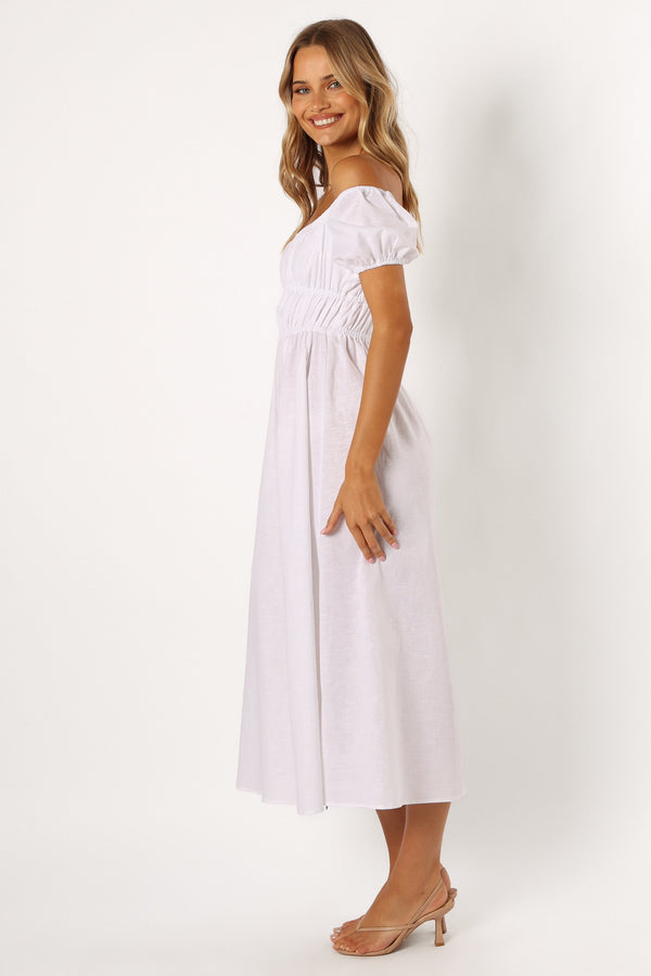 Petal and Pup USA DRESSES Sofia Maxi Dress - White