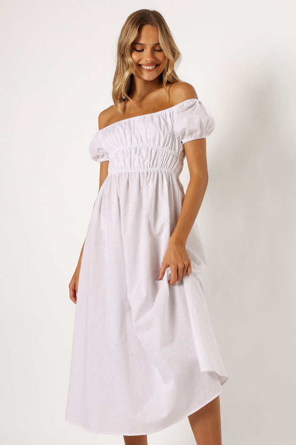 Petal and Pup USA DRESSES Sofia Maxi Dress - White