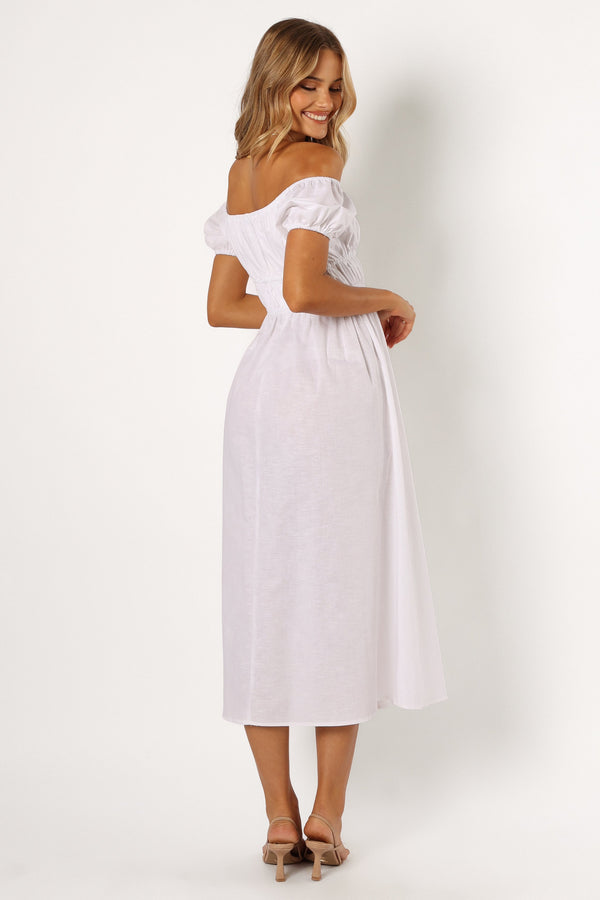 Petal and Pup USA DRESSES Sofia Maxi Dress - White