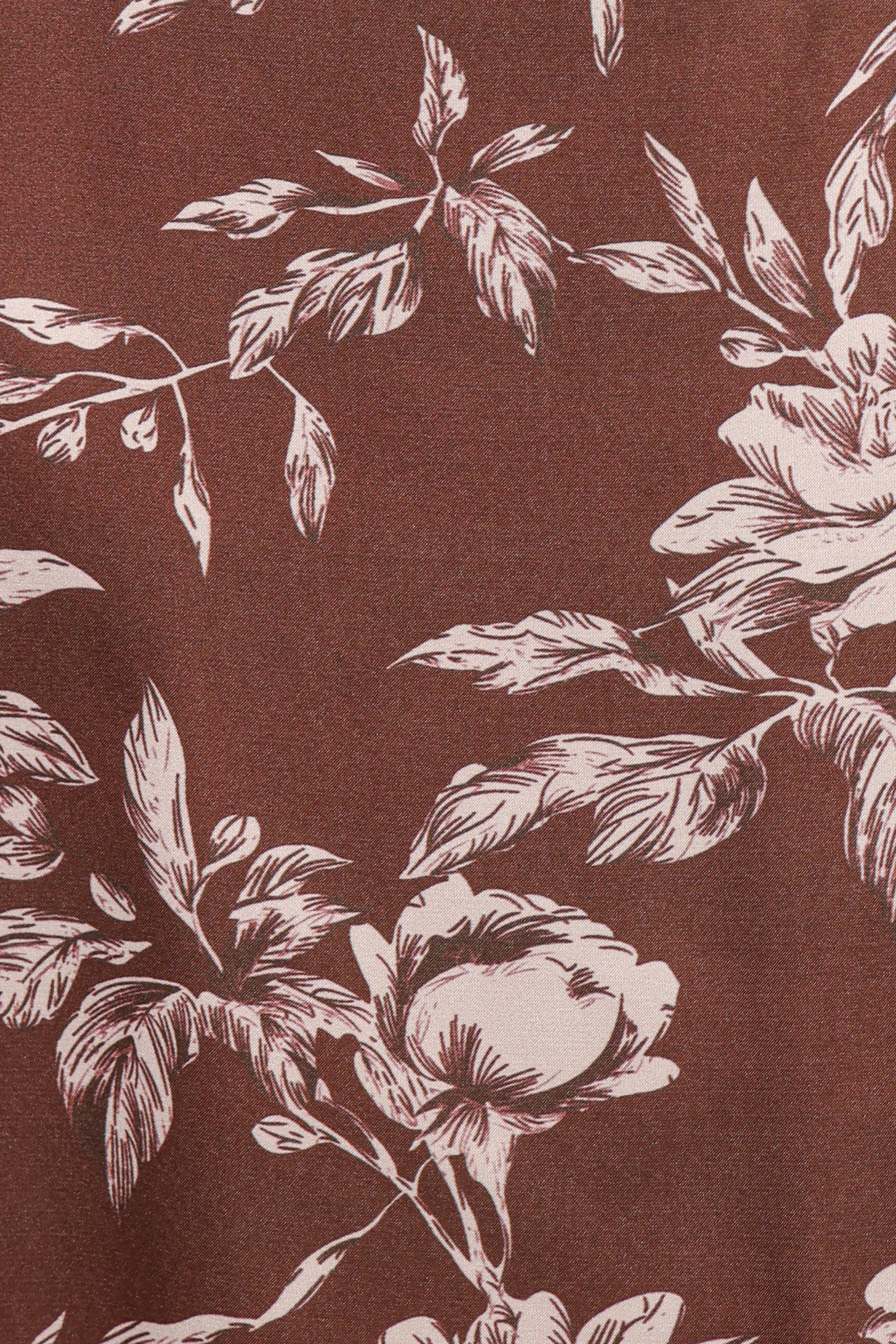 Petal and Pup USA DRESSES Solara Maxi Dress - Brown Floral Print