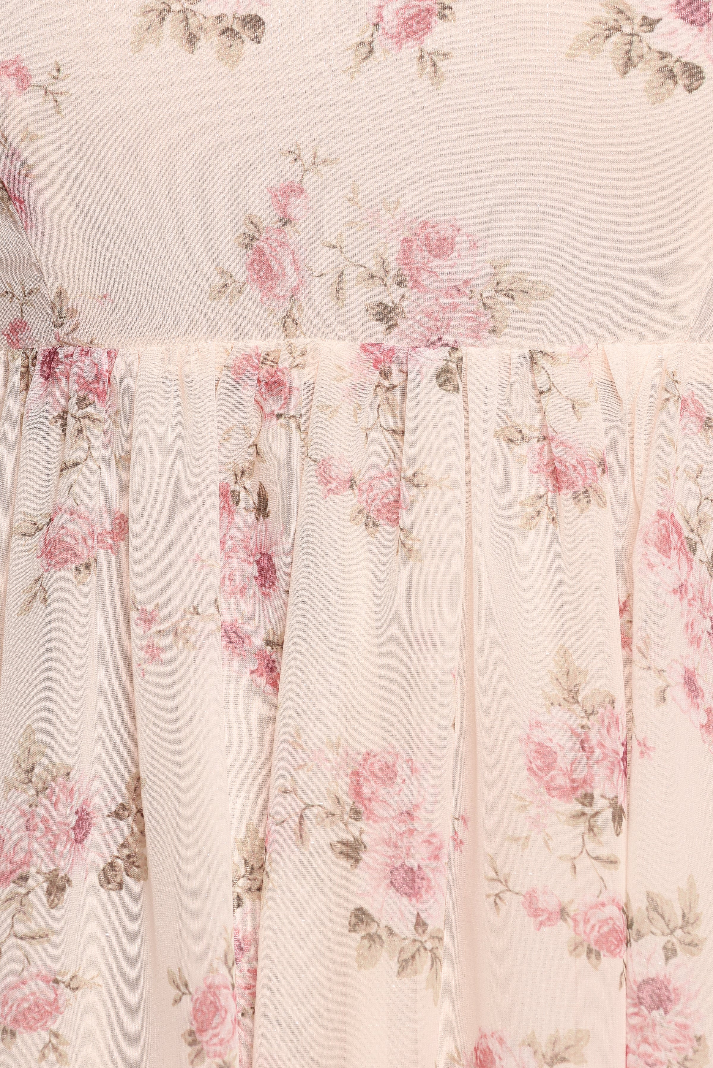 Petal and Pup USA DRESSES Sonnet Maxi Dress - Pink Floral