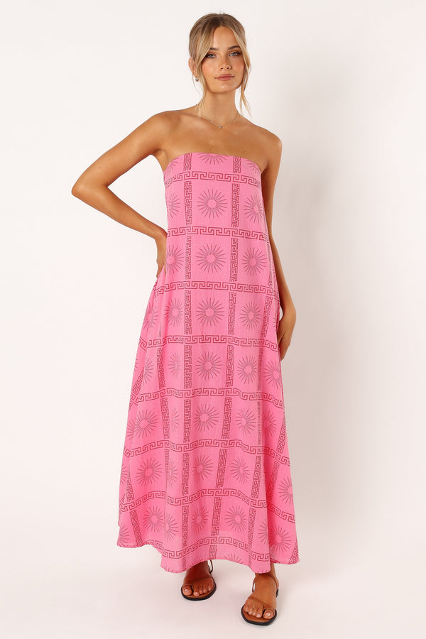 Petal and Pup Women's Pixie Maxi Dress - Pink Red - XLarge Petal and Pup Women's Pixie Maxi Dress - Pink Red - XLarge