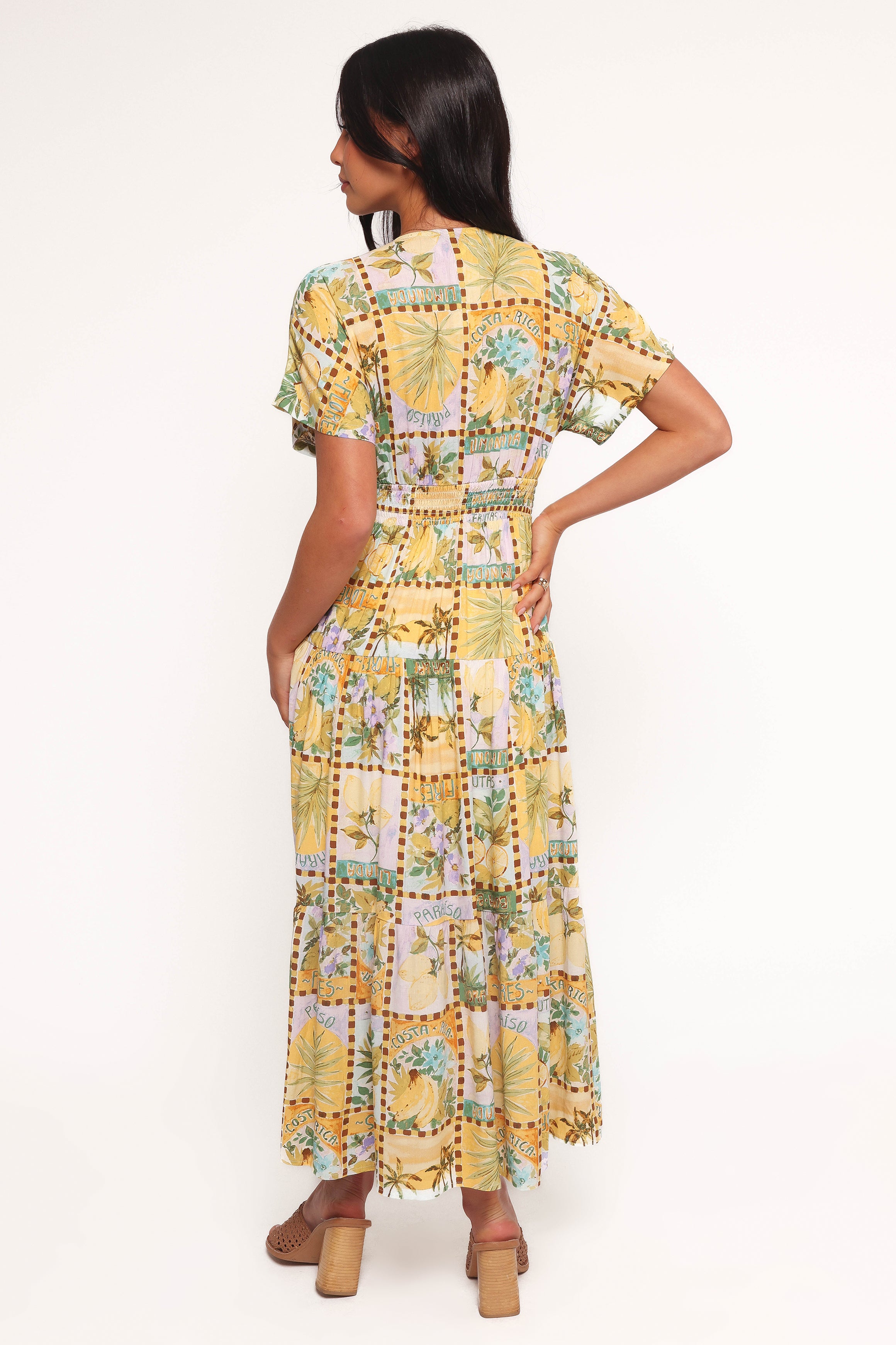 Petal and Pup USA DRESSES Sorrento Maxi Dress - Tropical Sun