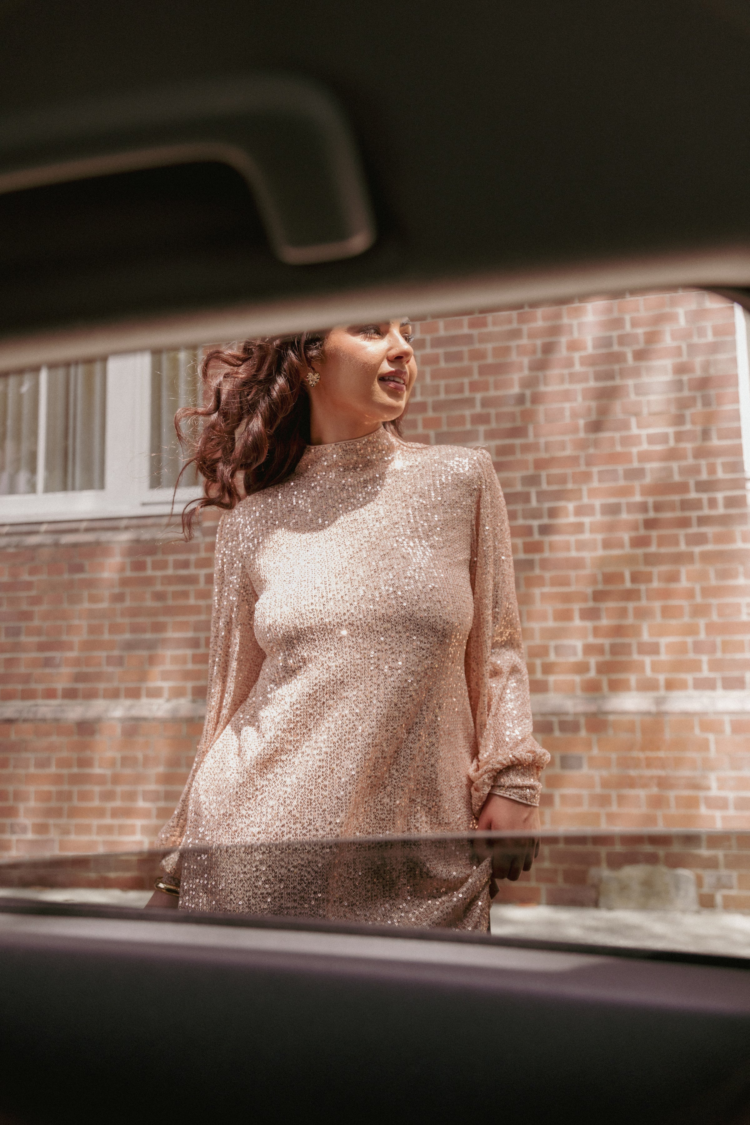 Petal and Pup USA DRESSES Springfield Mini Dress - Gold