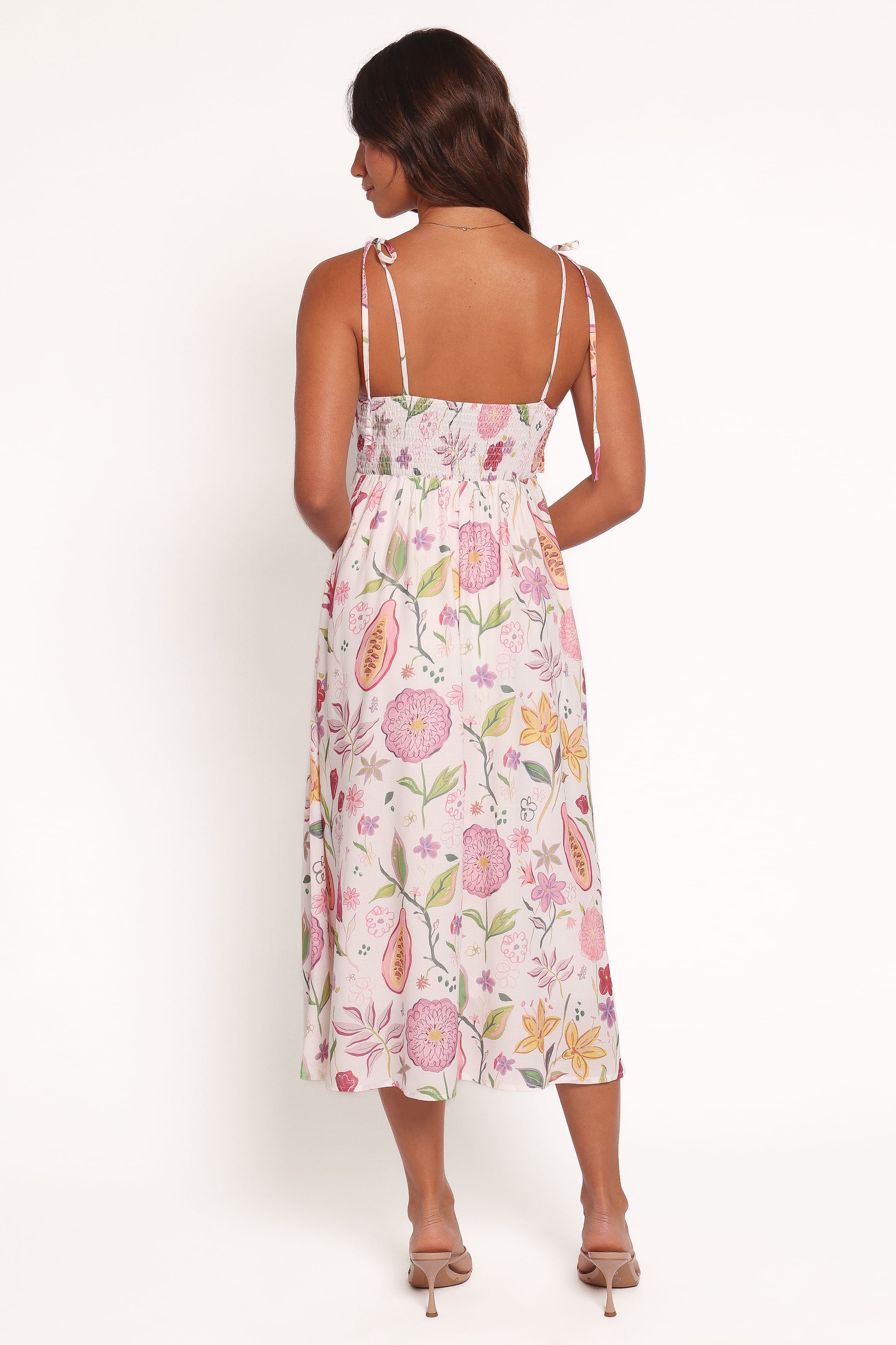 Petal and Pup USA DRESSES Stazie Midi Dress - Garden Floral