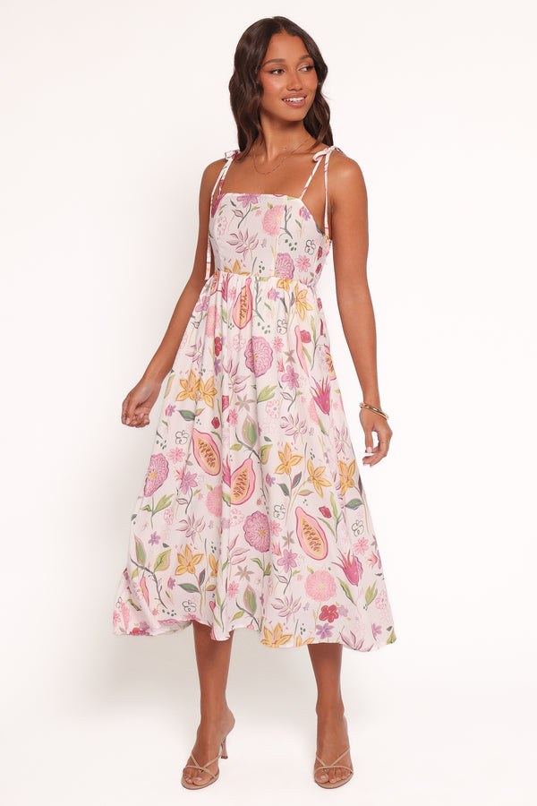 Shelby Midi Dress - Multi | Petal & Pup USA Shelby Midi Dress - Multi | Petal & Pup USA