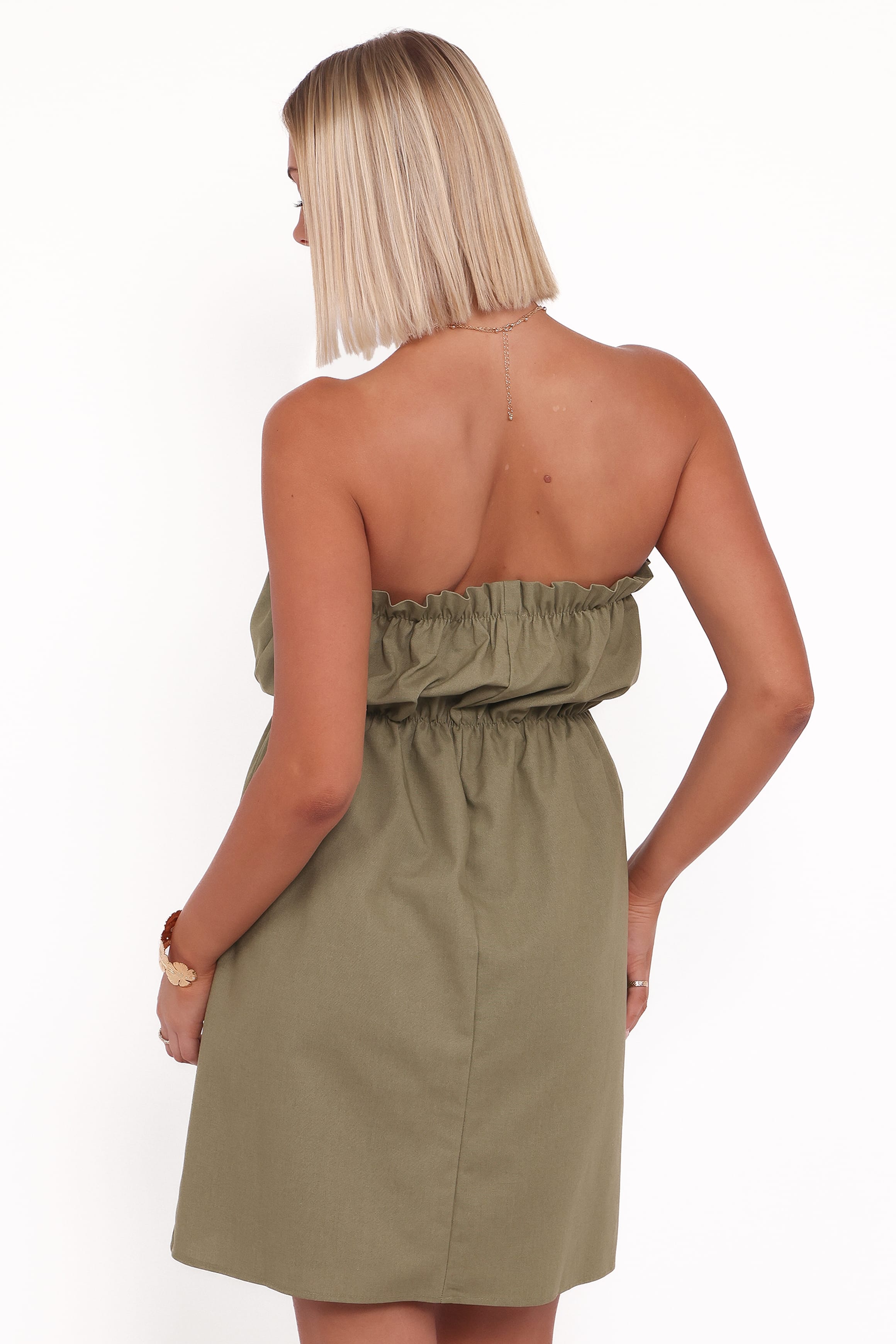 Petal and Pup USA DRESSES Stratton Mini Dress - Leaf Green (Hold for Amazon)