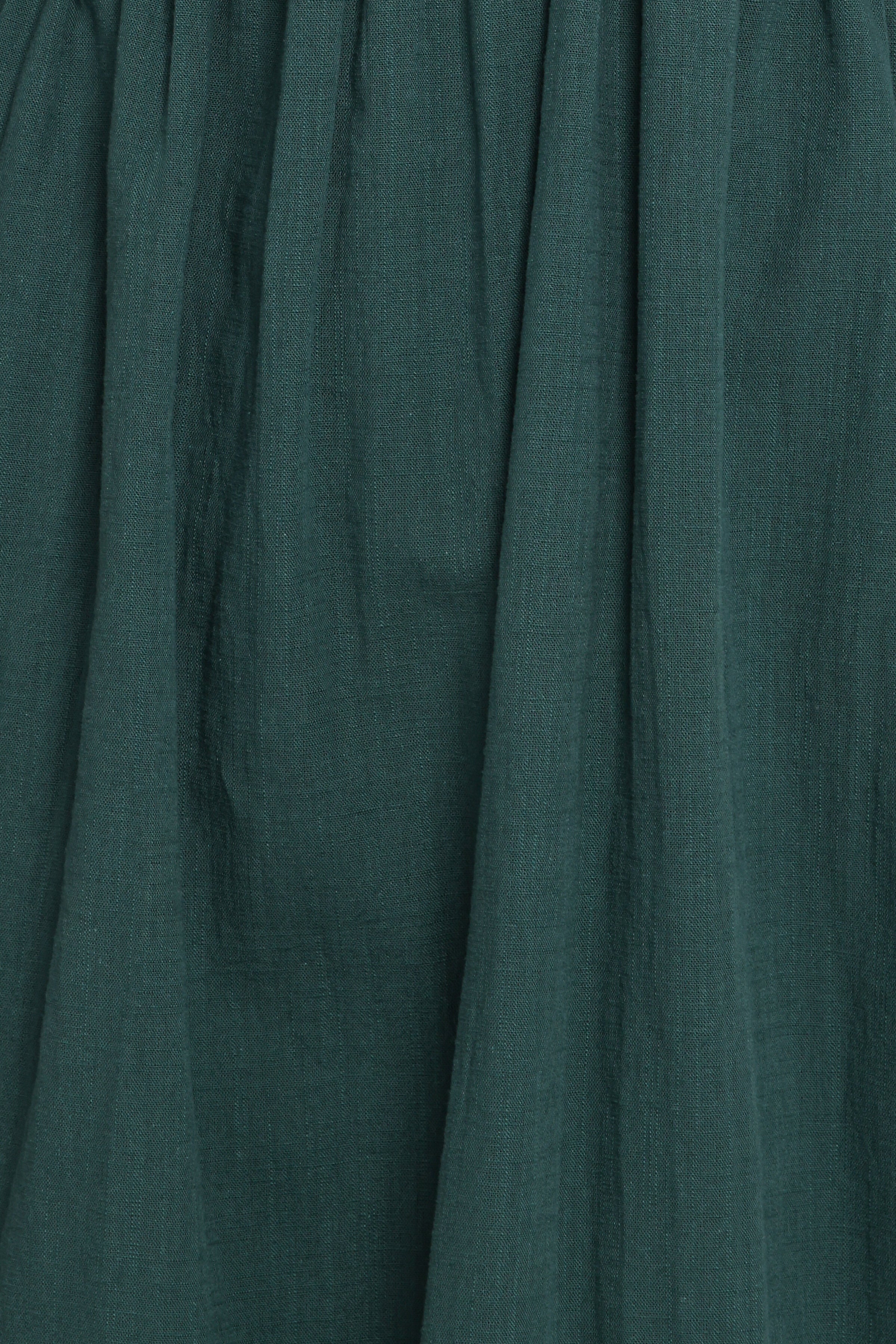 Petal and Pup USA DRESSES Sullivan Puff Sleeve Maxi Dress - Forest Green