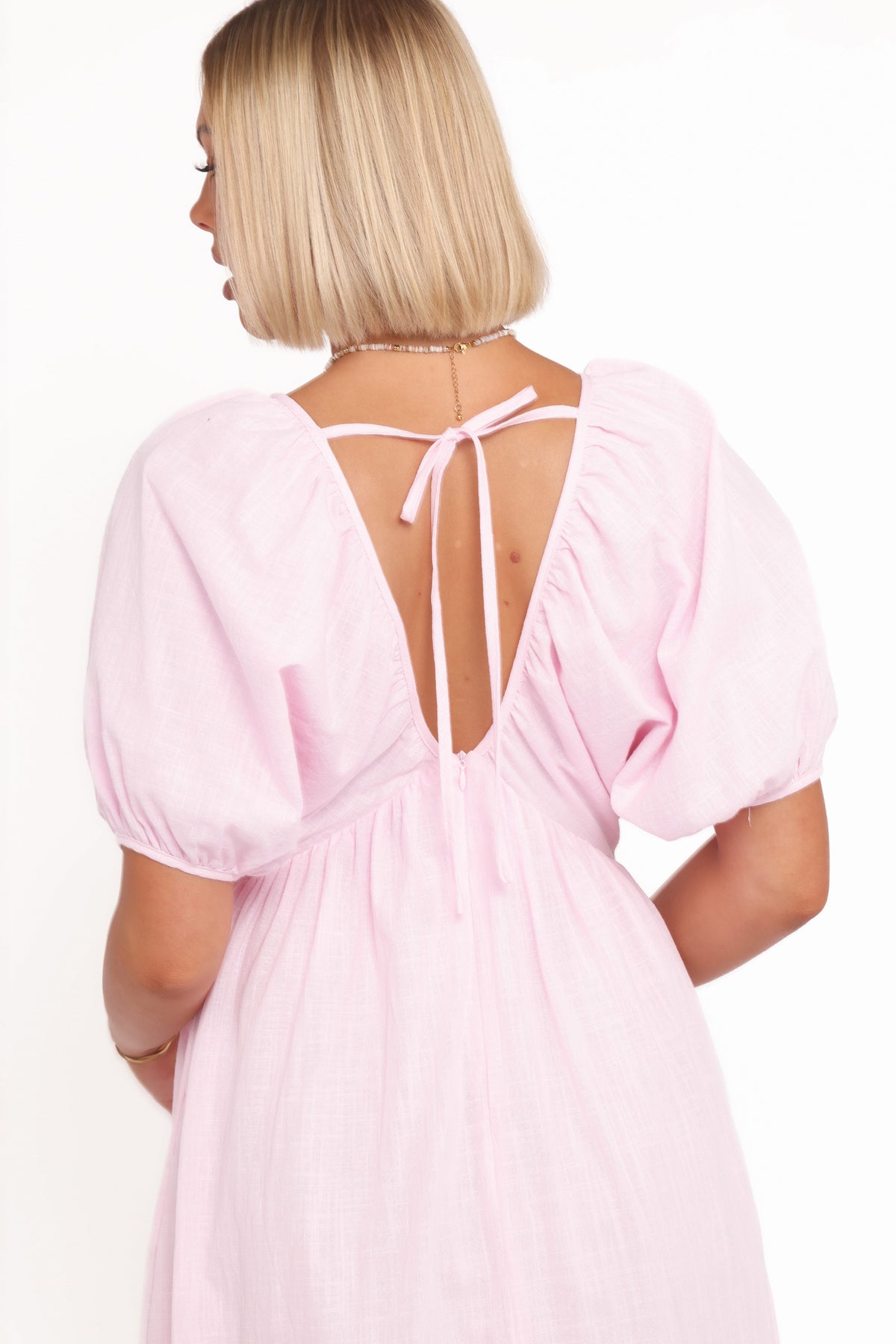 Sullivan Puff Sleeve Maxi Dress - Pink | Petal & Pup USA Sullivan Puff Sleeve Maxi Dress - Pink | Petal & Pup USA