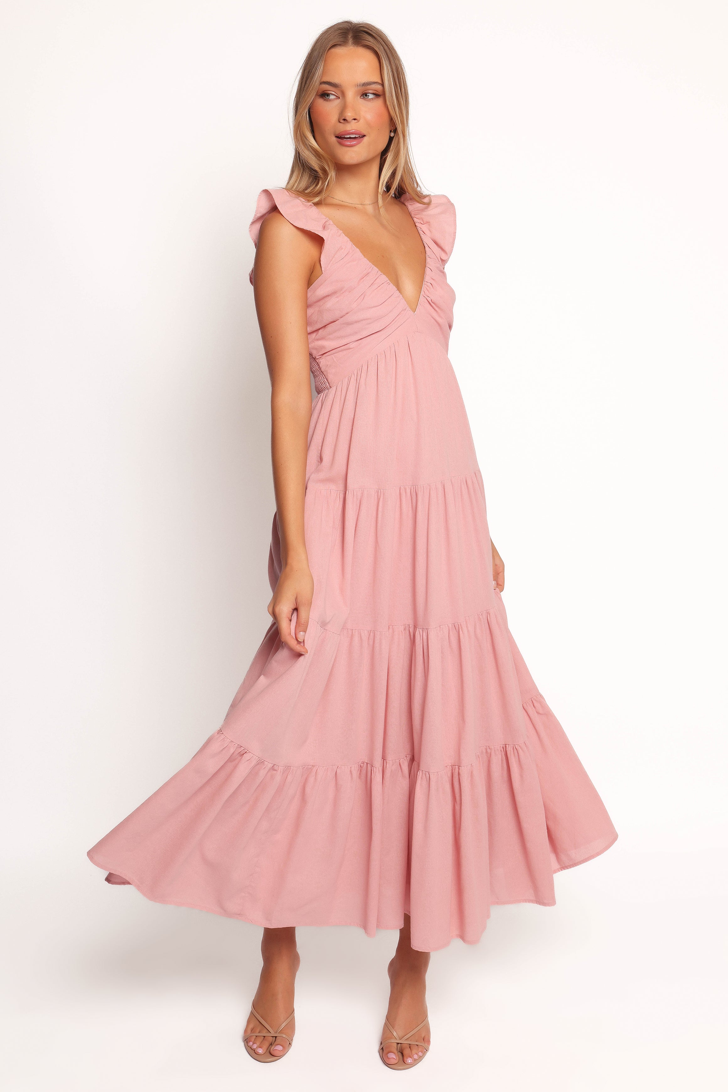 Petal and Pup USA DRESSES Susie Maxi Dress - Pink