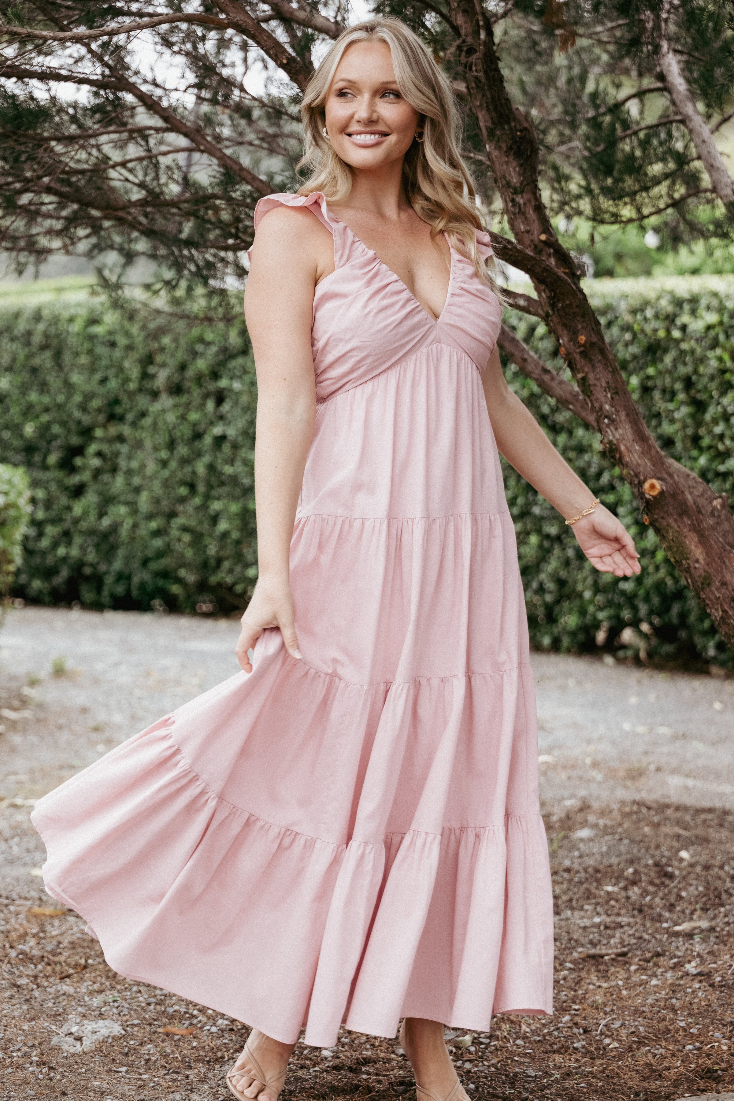 Petal and Pup USA DRESSES Susie Maxi Dress - Pink