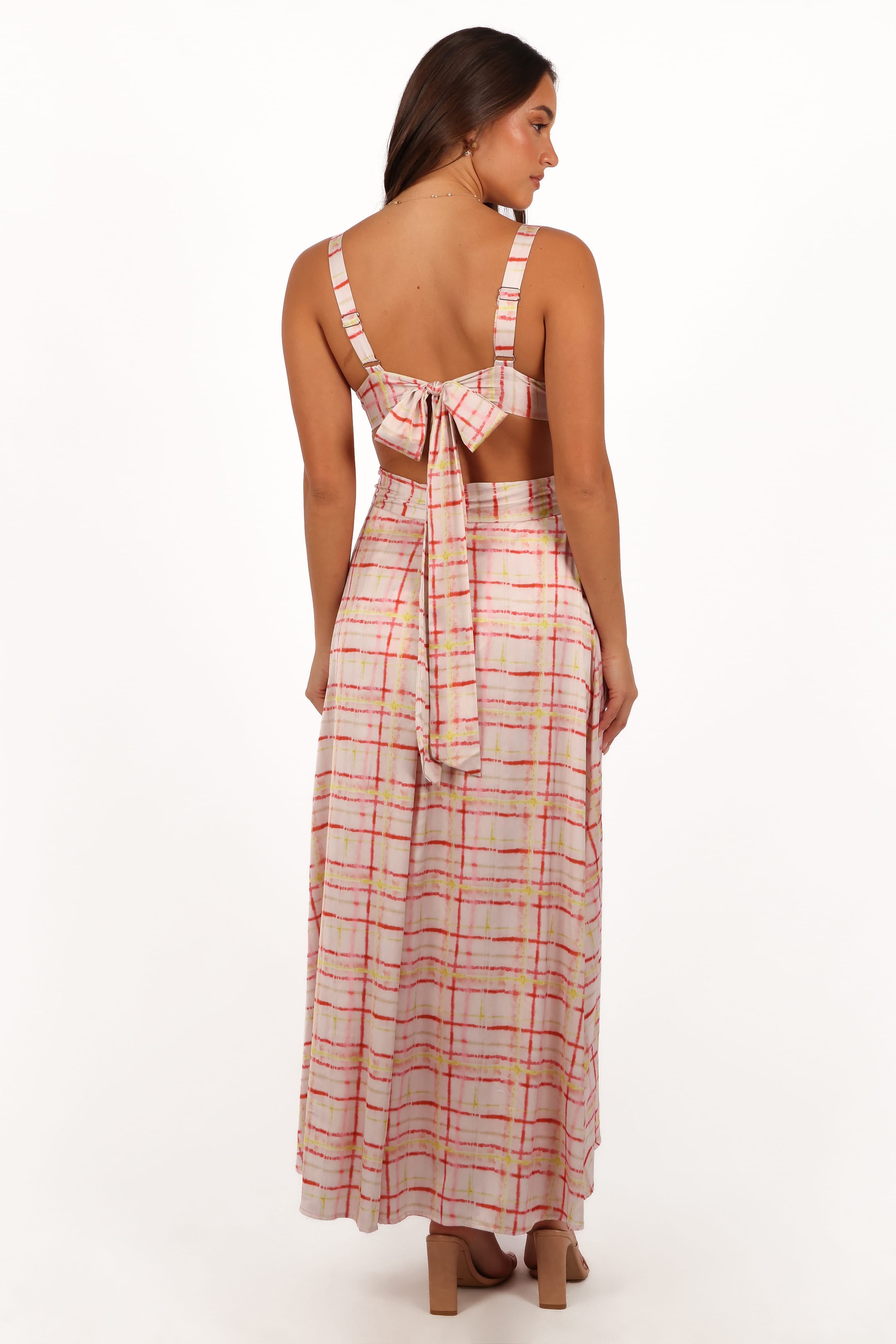 Petal and Pup USA DRESSES Sydney Maxi Dress - Sunset Check