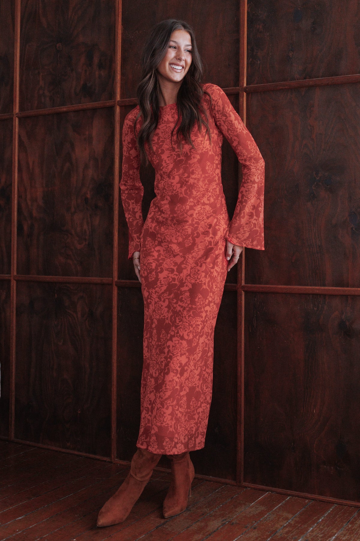 petal & pup women's pierre long sleeve lace maxi dress Women's Pierre Long Sleeve Lace Maxi Dress