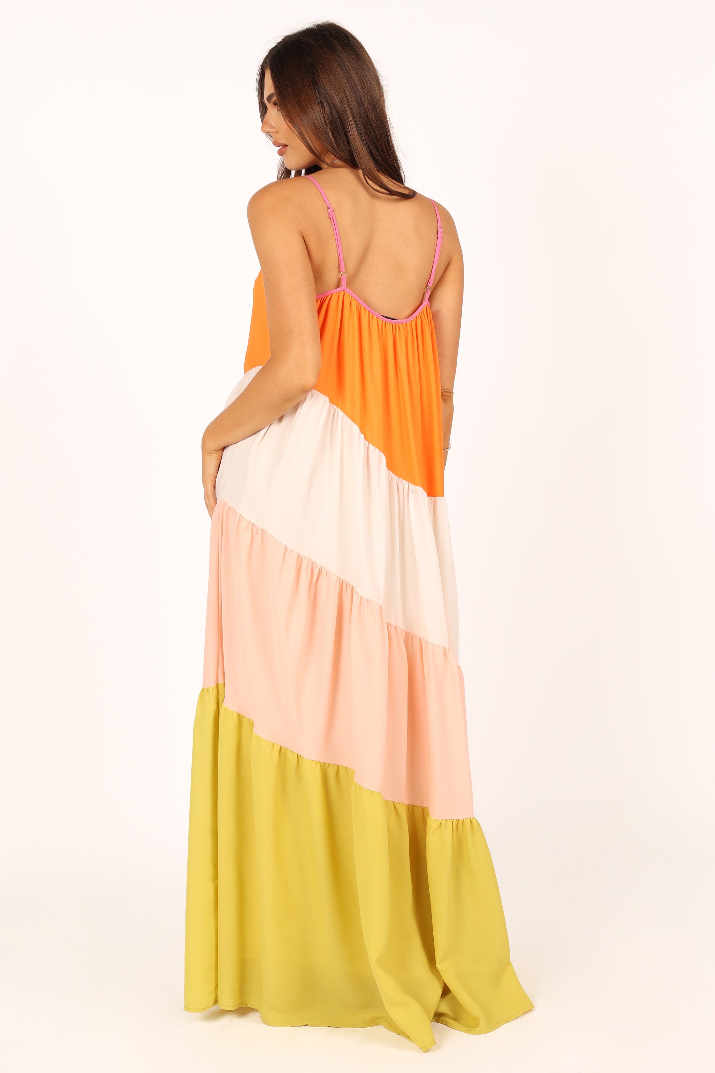 Petal and Pup USA DRESSES Tallulah Tiered Maxi Dress - Multi