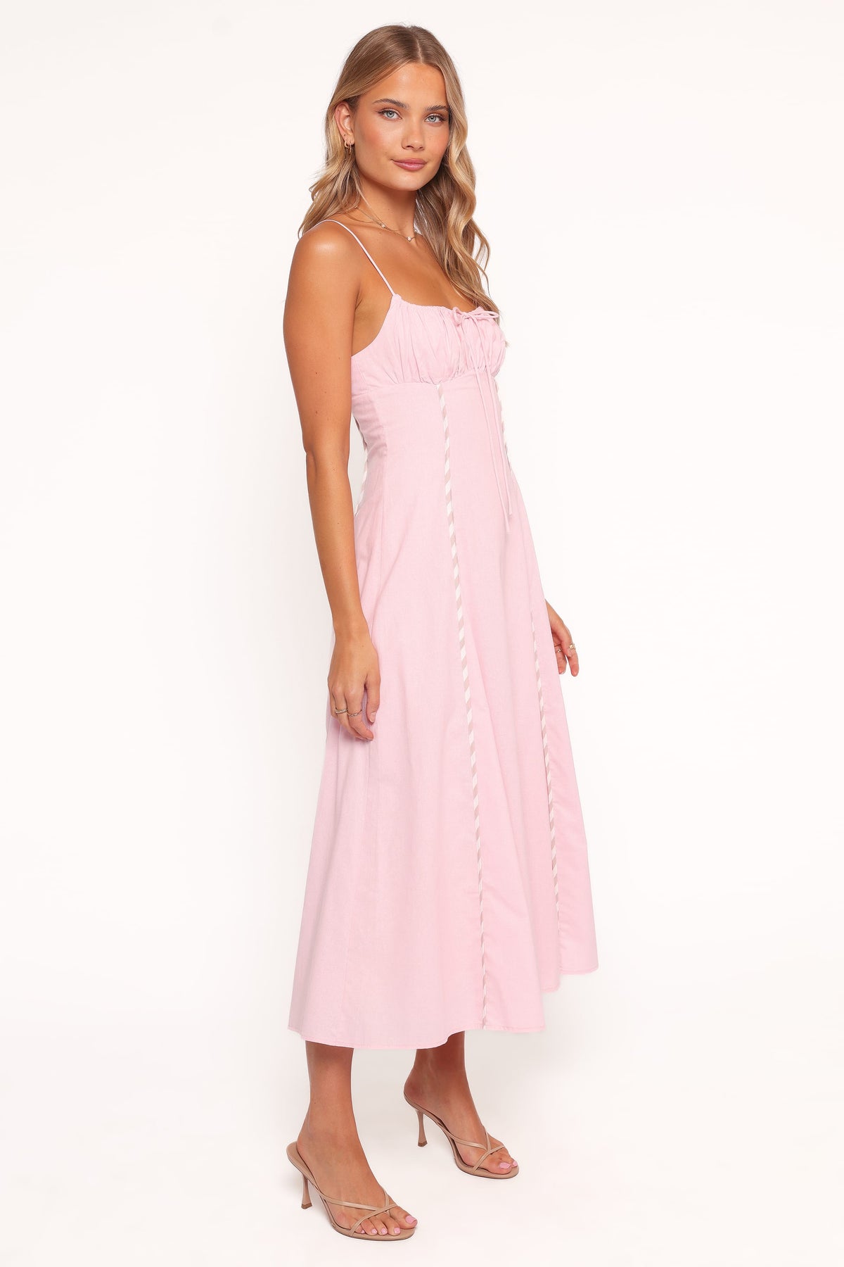 midi dress mewah tapi simple Petal and Pup Women's Talyn Midi Dress
