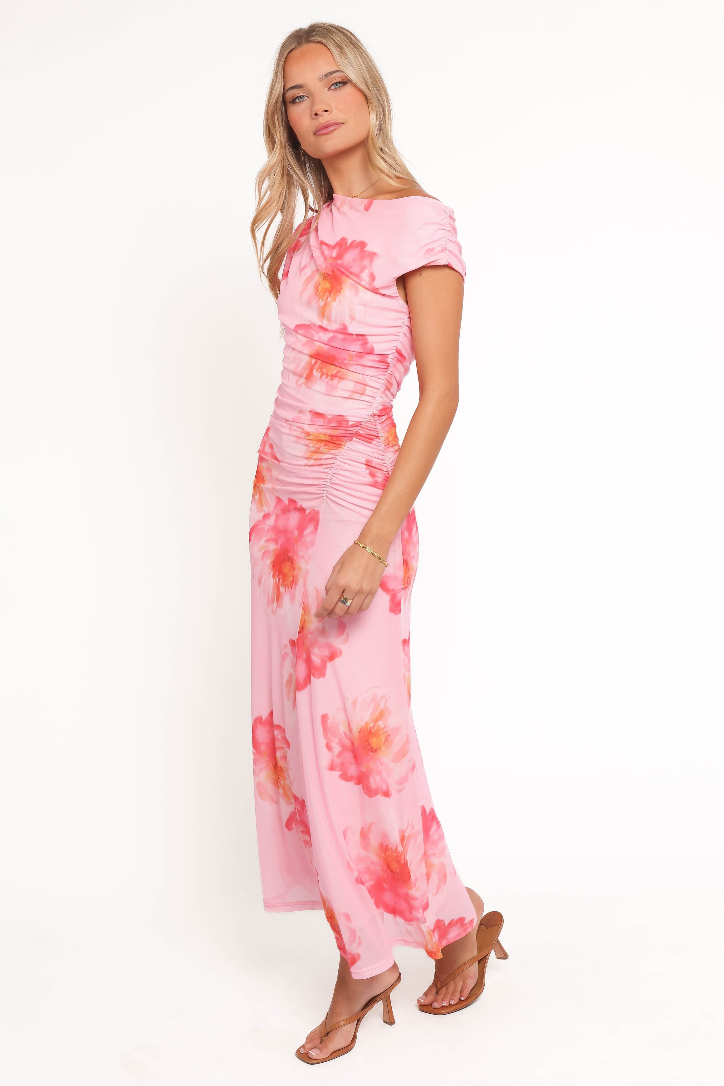 Petal and Pup USA DRESSES Talyne Maxi Dress - Pink Floral