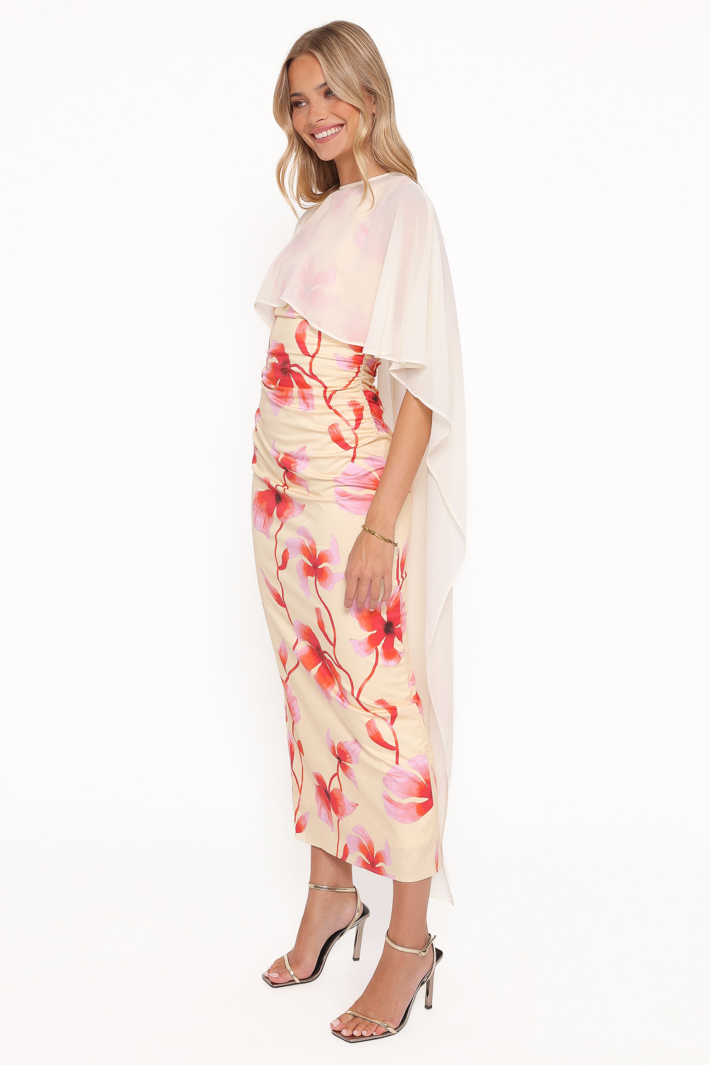 Petal and Pup USA DRESSES Tamzyn Maxi Dress - Pink Floral