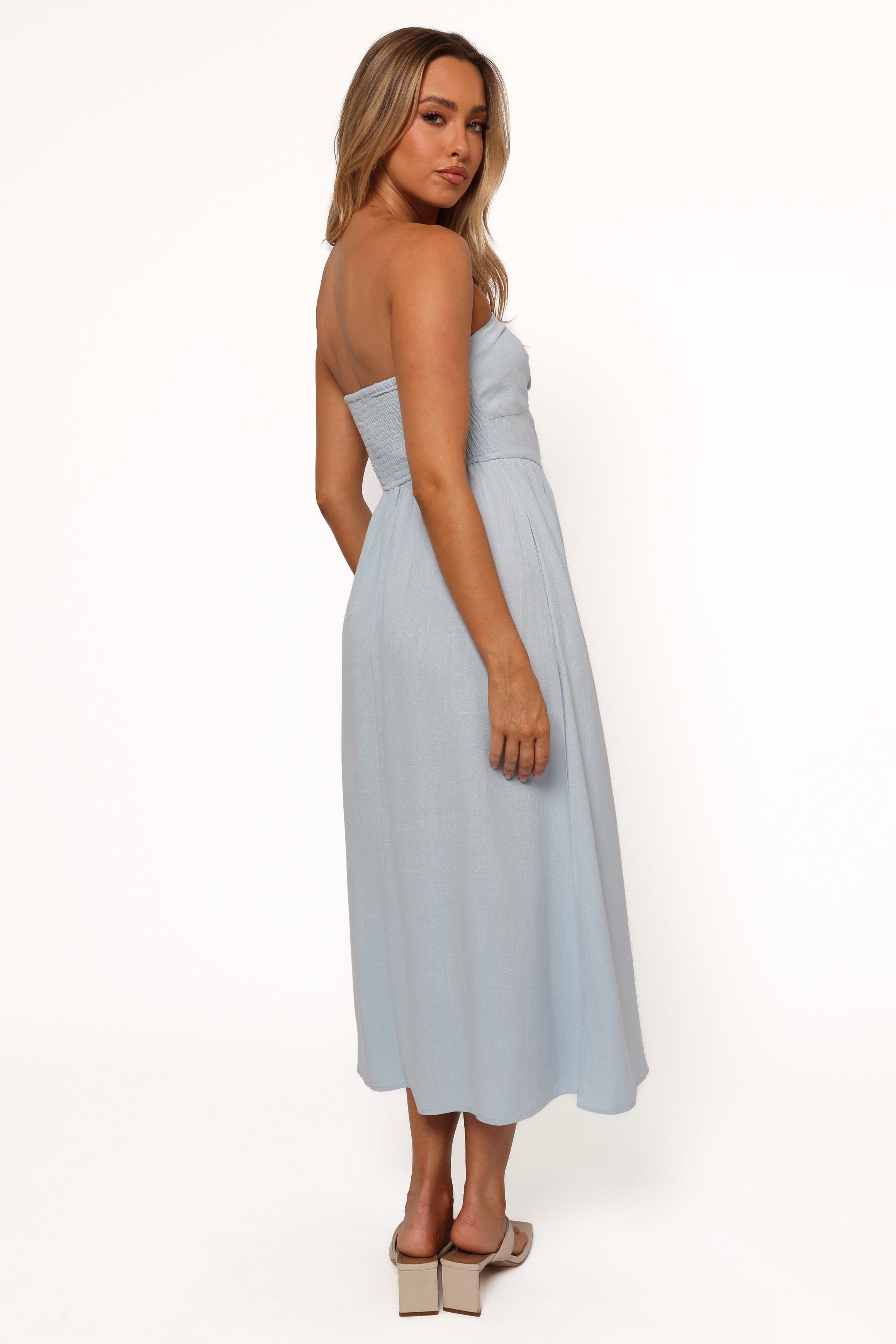 Petal and Pup USA DRESSES Tanner Midi Dress - Light Blue (Hold for Rack)