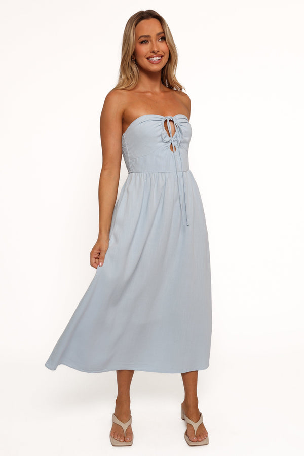 Petal and Pup USA DRESSES Tanner Midi Dress - Light Blue (Hold for Rack)
