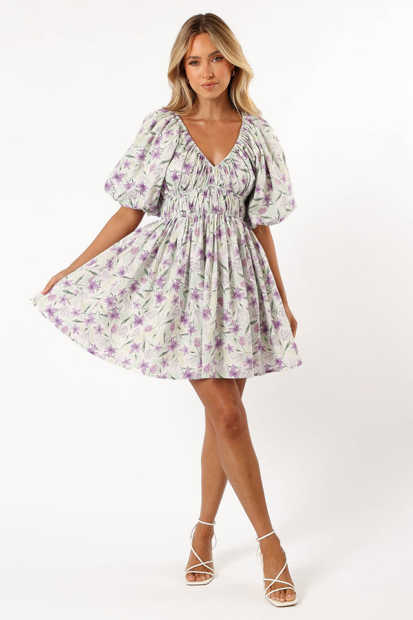 Petal and Pup USA DRESSES Tenaya Mini Dress - Lavender