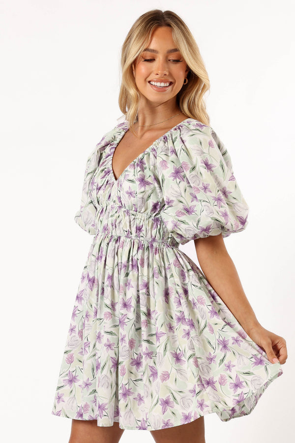 Petal and Pup USA DRESSES Tenaya Mini Dress - Lavender