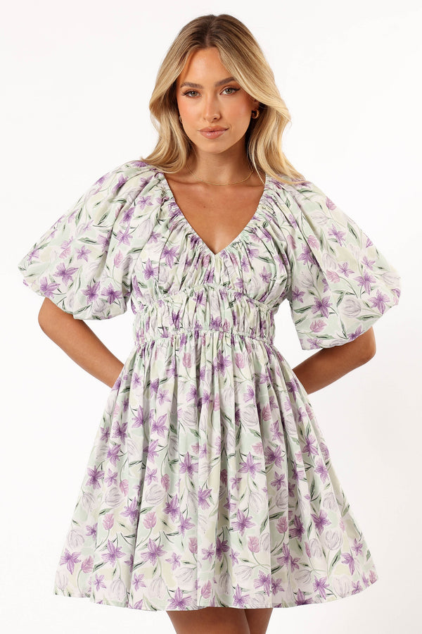 Petal and Pup USA DRESSES Tenaya Mini Dress - Lavender