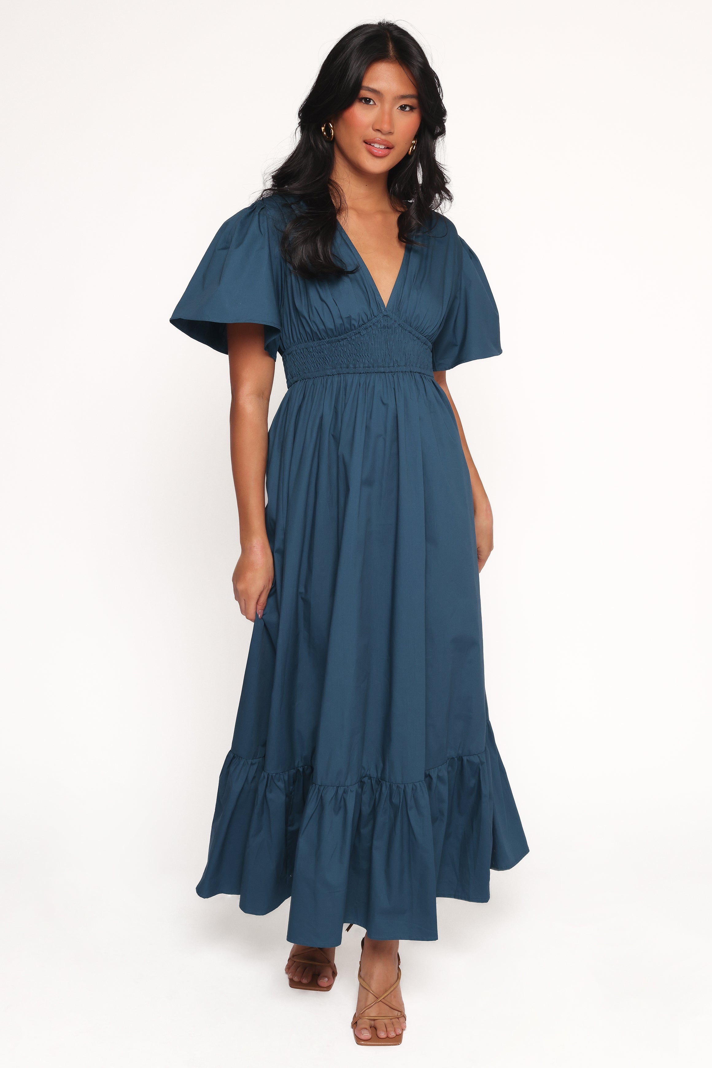 Petal and Pup USA DRESSES Tessa Maxi Dress - Blue