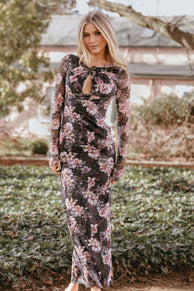 Petal and Pup USA DRESSES Trilby Maxi Dress - Floral Lace