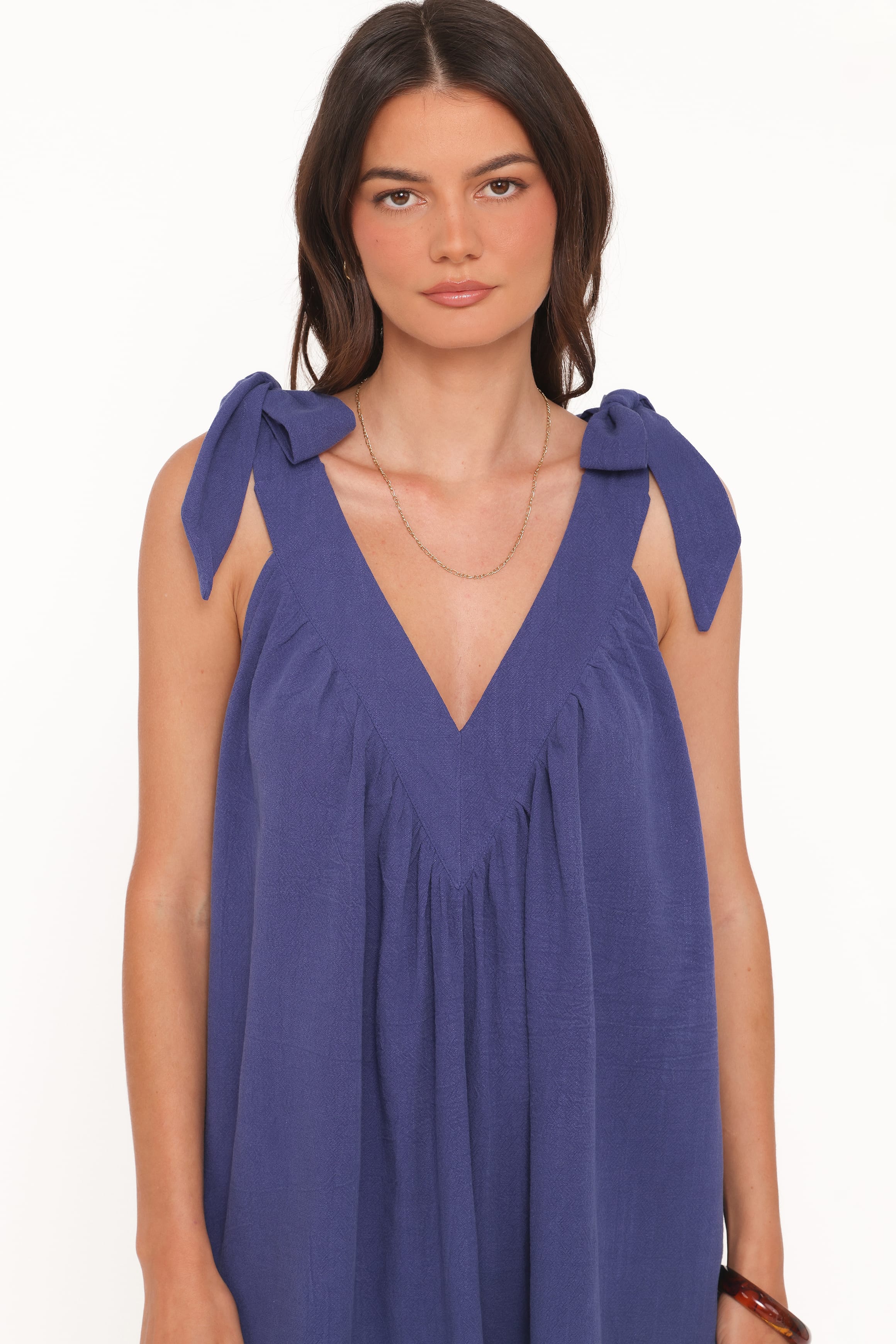 Petal and Pup USA DRESSES Trina Mini Dress - Navy