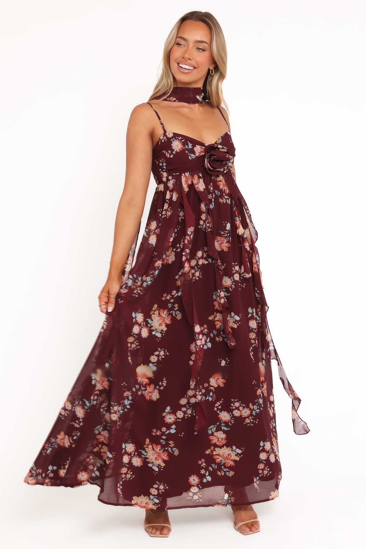 burgundy sparkly dress long Burgundy Mermaid Sequin Prom Dresses With High Slit Strapless Evening –  Viniodress